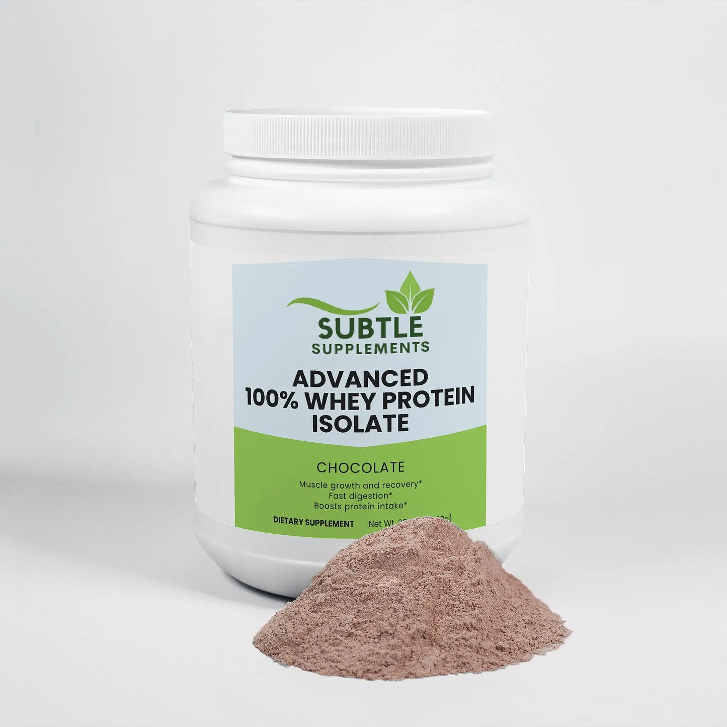 100% Whey Protein Isolate - Subtle Supplements