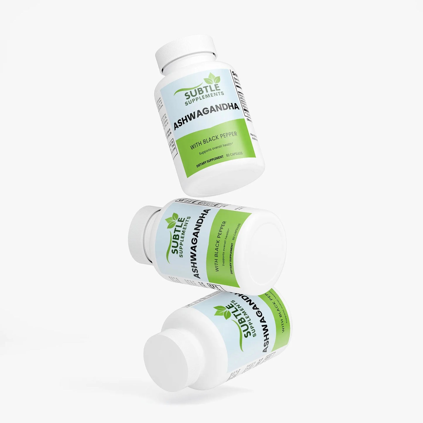 Ashwagandha 550mg 60 Capsules - Subtle Supplements