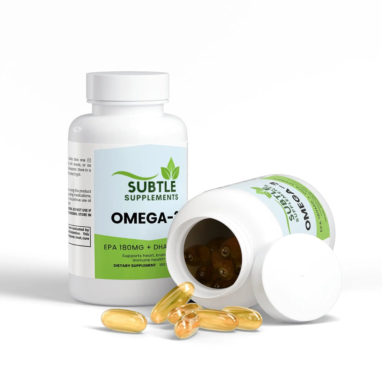 Omega-3 EPA 180mg + DHA 120mg - Subtle Supplements