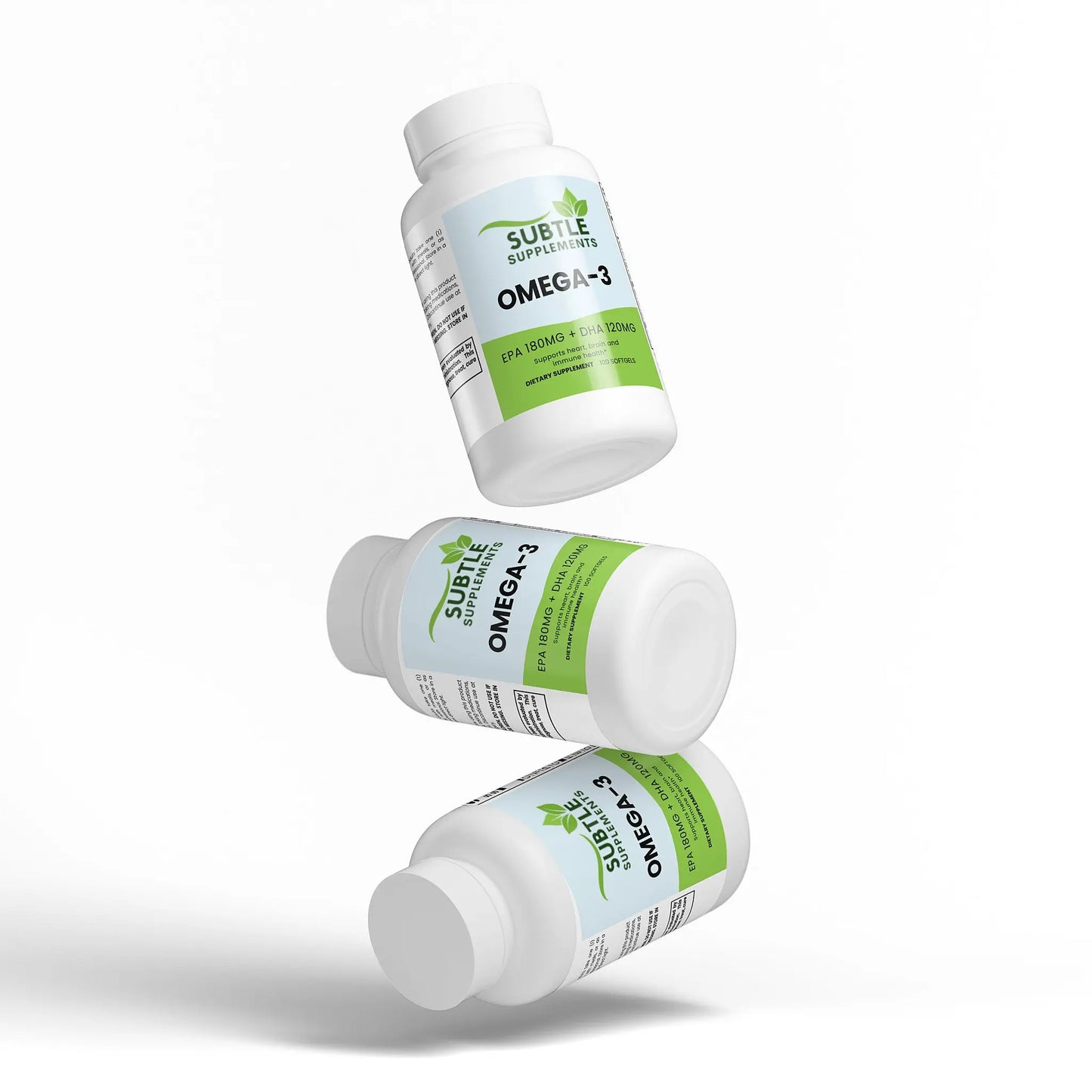 Omega-3 EPA 180mg + DHA 120mg - Subtle Supplements