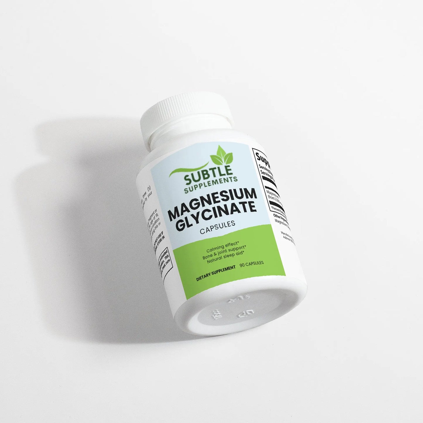 Magnesium Glycinate 275mg 90 Capsules - Subtle Supplements