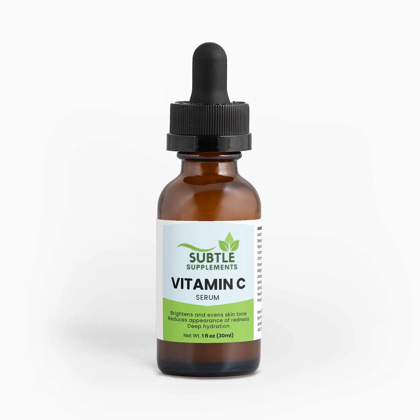 Vitamin C Facial Serum - 30ml - Subtle Supplements