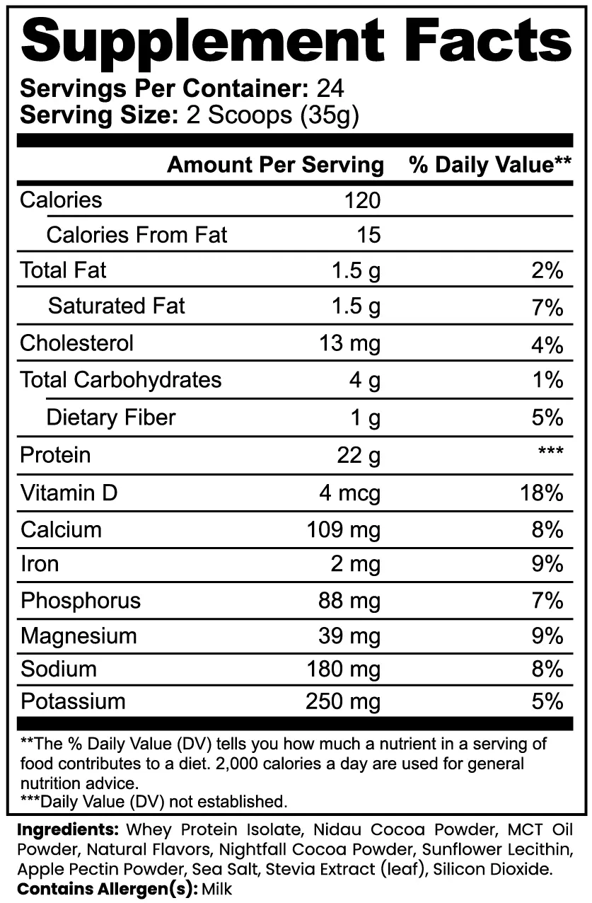 100% Whey Protein Isolate - Subtle Supplements