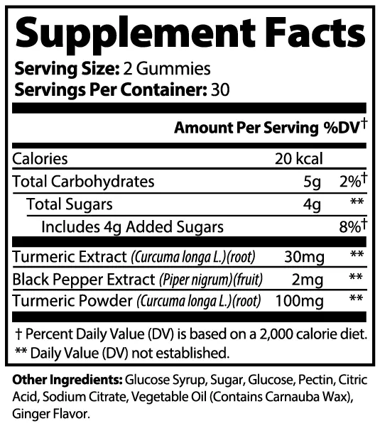 Turmeric Gummies - Subtle Supplements