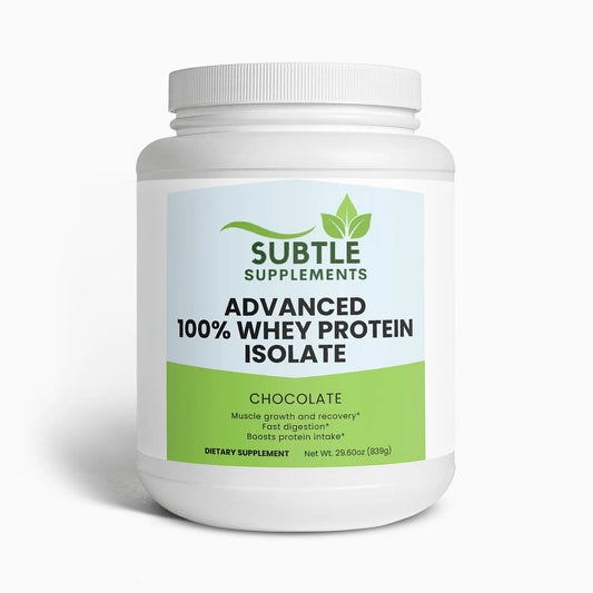 100% Whey Protein Isolate - Subtle Supplements