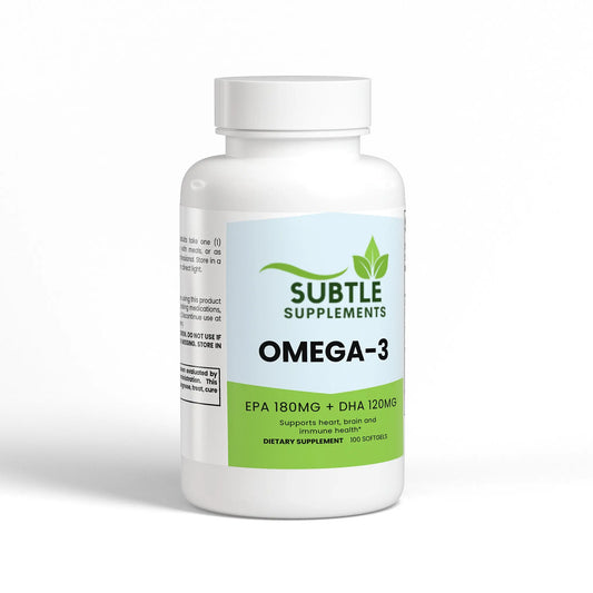 Omega-3 EPA 180mg + DHA 120mg - Subtle Supplements