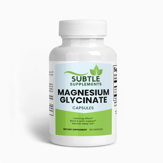 Magnesium Glycinate 275mg 90 Capsules - Subtle Supplements